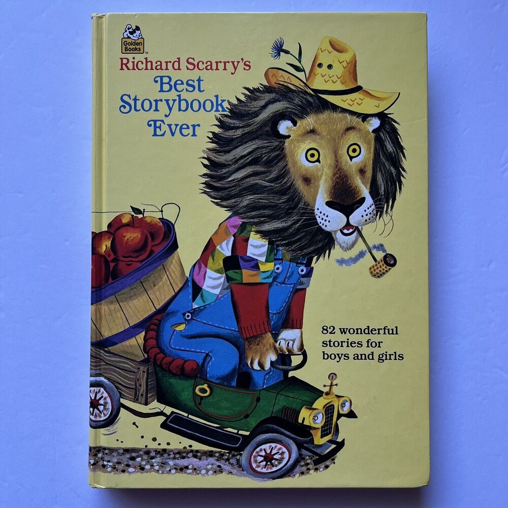 Richard Scarrys Best Storybook Ever by Richard Scarry Golden Books 82 Stories